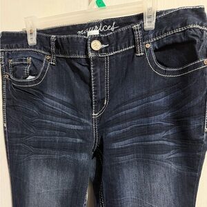 Maurices denim jeans size 18 long